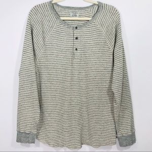 Lucky Brand Striped Henley Thermal Extra L…